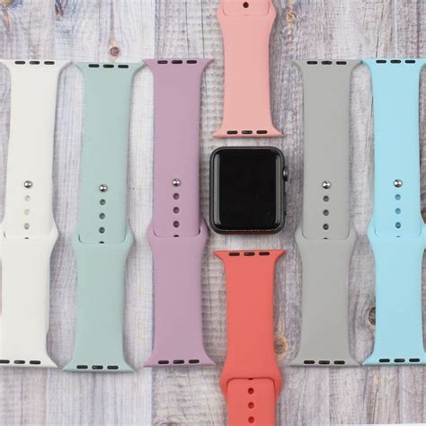 cute silicone apple watch bands